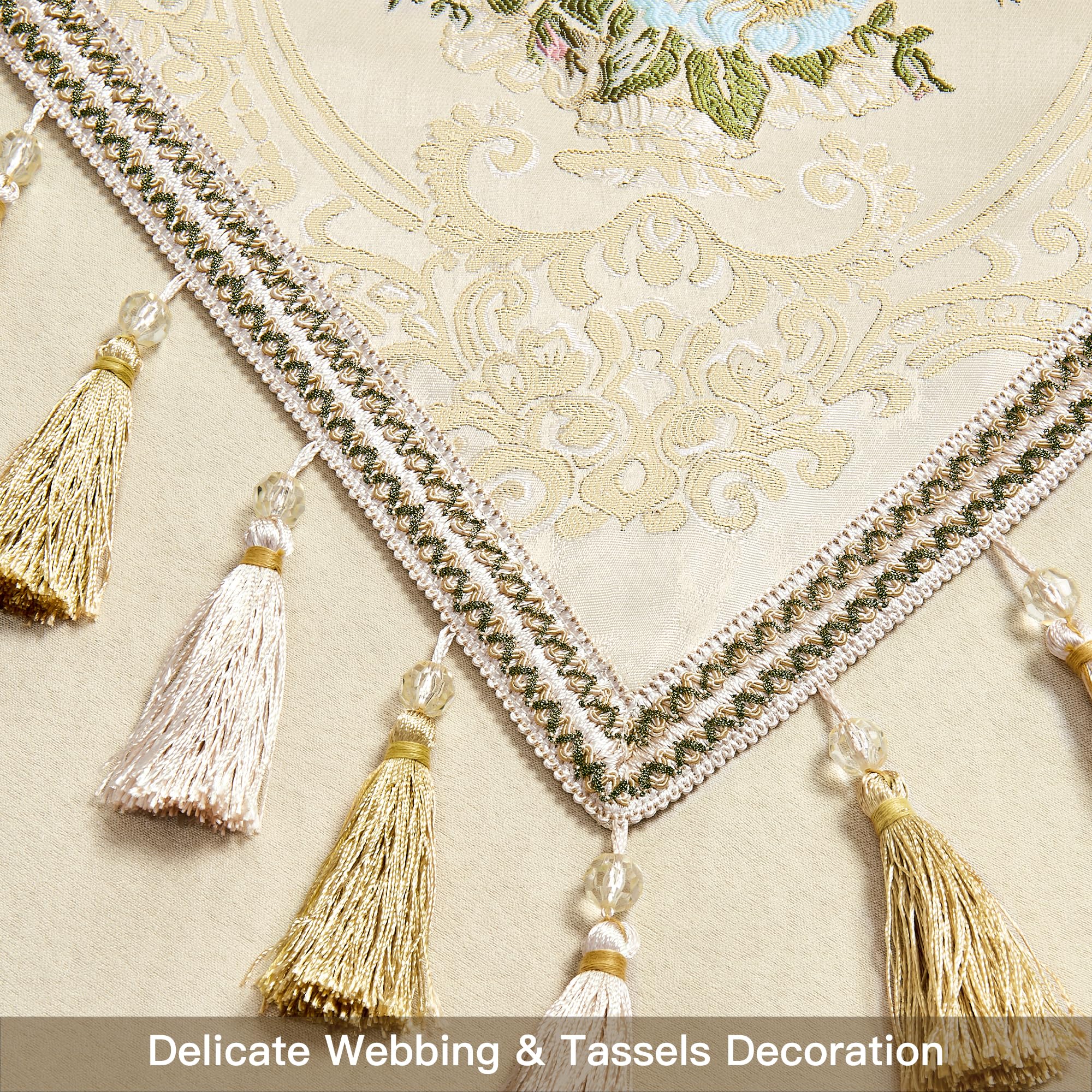 Runner Tavola Damascato Bordeaux 33x274 Cm | Decorazione Elegante Per Pranzo E Feste - Foto 9