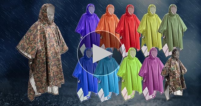 KiU賞 MAN  WITH A MISSION RAIN PONCHO KiU賞 MAN WITH A MISSION RAIN PONCHO Amazon.com: Sea to