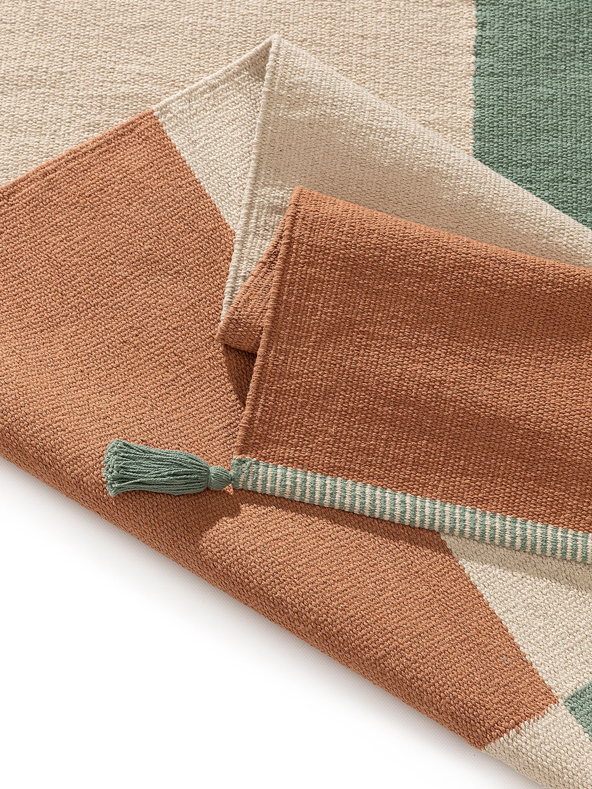 benuta Lytte Scandi Living - Alfombra infantil (120 x 170 cm, 100 % algodón), diseño de Anton