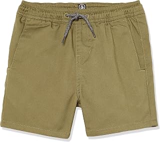 Boys' Frickin Elastic Waist 15" Chino Short, Old Mill, Large
