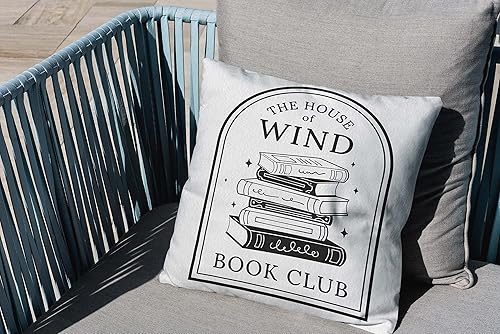 Miniatura 3 de ACOTAR Gift Suriel Tea Co - Funda de almohada de 18 x 18 pulgadas, una corte de espinas y rosas, funda de cojín decorativa para biblioteca, hogar,