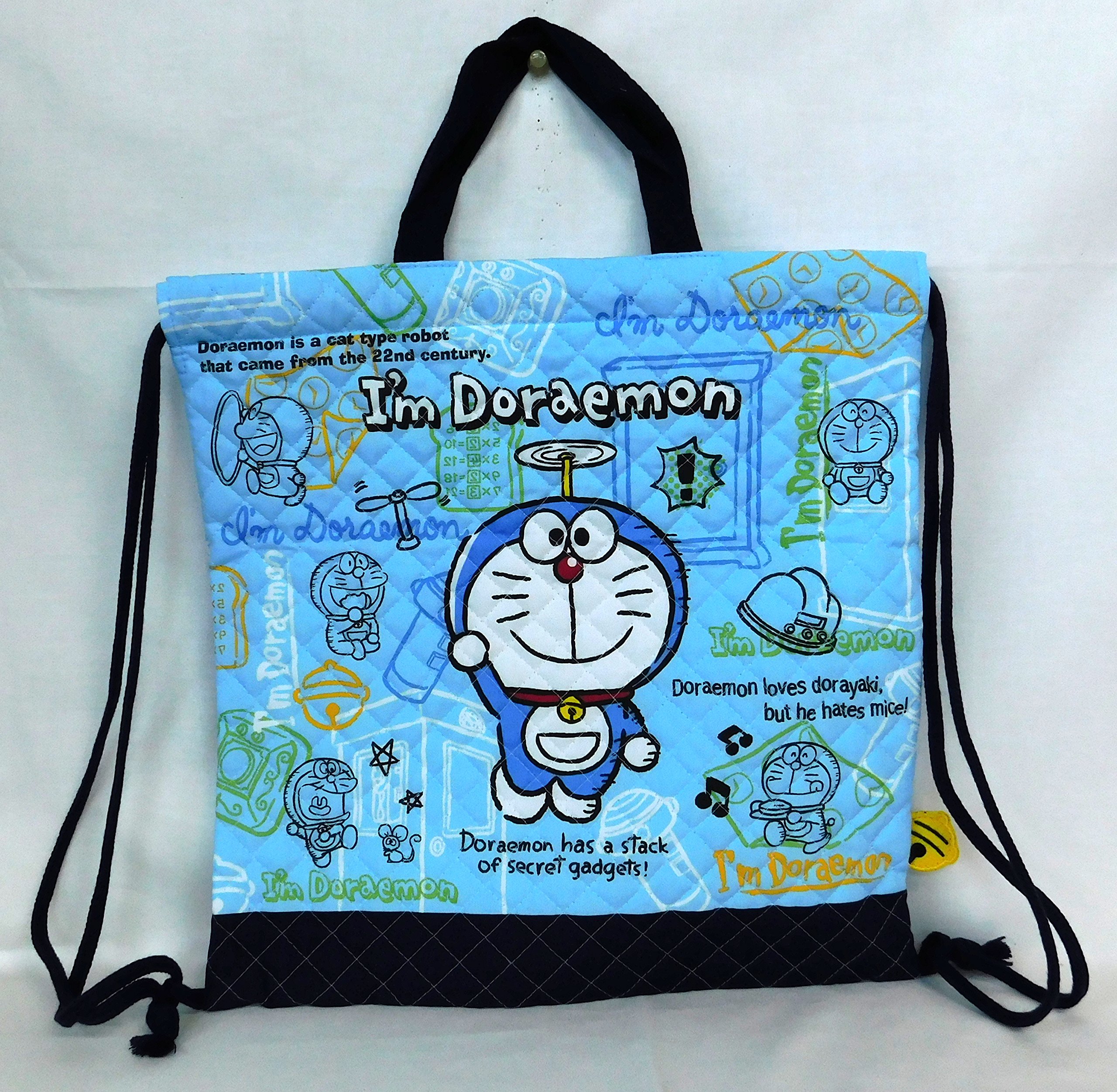 SanrioSanrio Doraemon Quilted Drawstring Drawstring Bag (I'm DORAEMON)