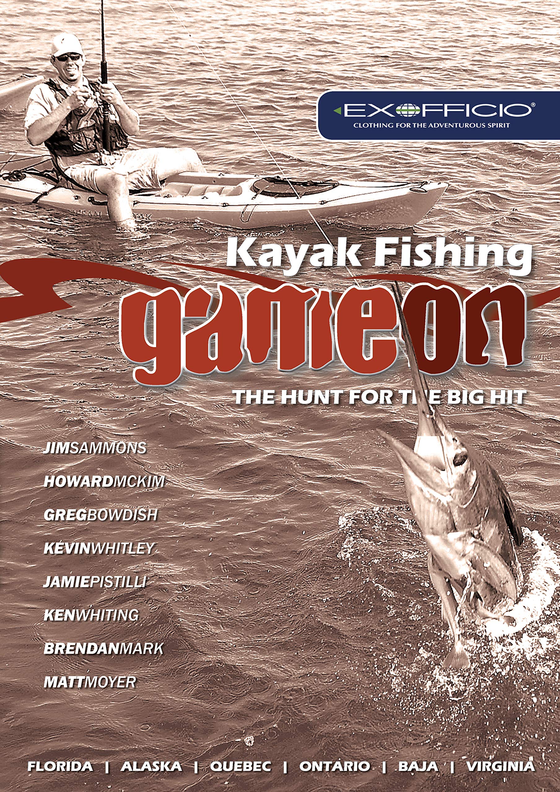 Kayak Fishing: Game on en DVD importado de Alemania para aficionados a la pesca deportiva
