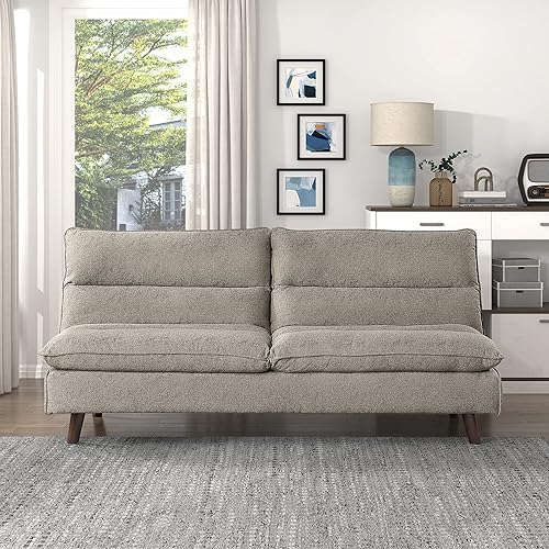 Lexicon Manisha - Sofá cama tipo futón, color marrón