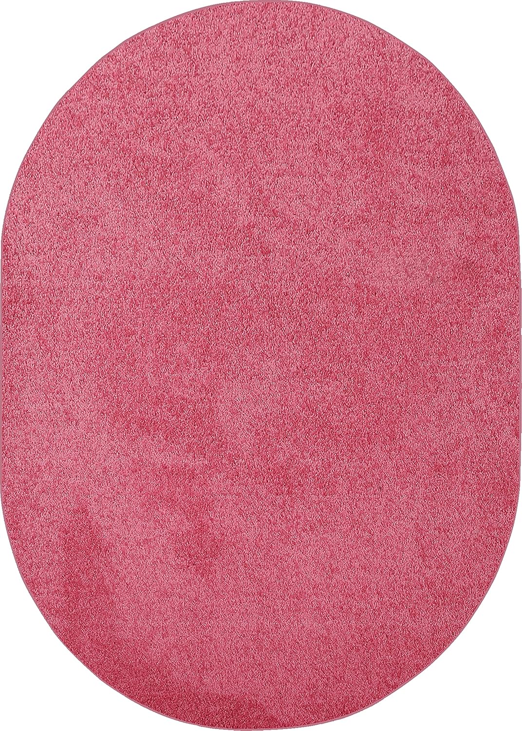 Bright House Solid Color Area Rug Pink 4' x 6' Oval Amazon.ca Home