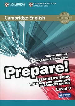 Cambridge English Prepare! Level 3 Teachers Book with DVD and Teachers Resources Online