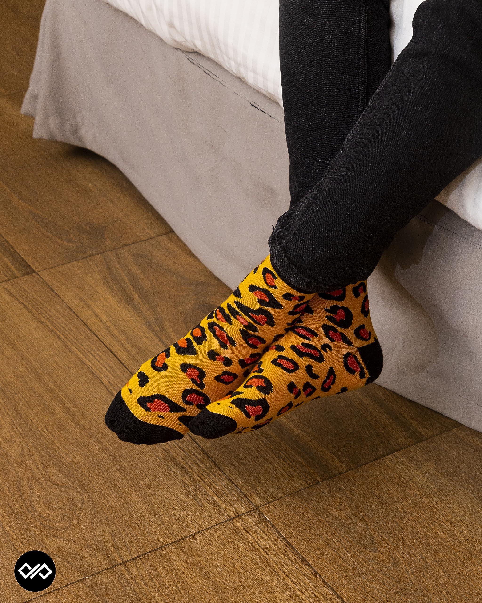 DYNAMOCKS Calcetines de algodón peinado para hombre y mujer (paquete de 6) (multicolor, talla única)