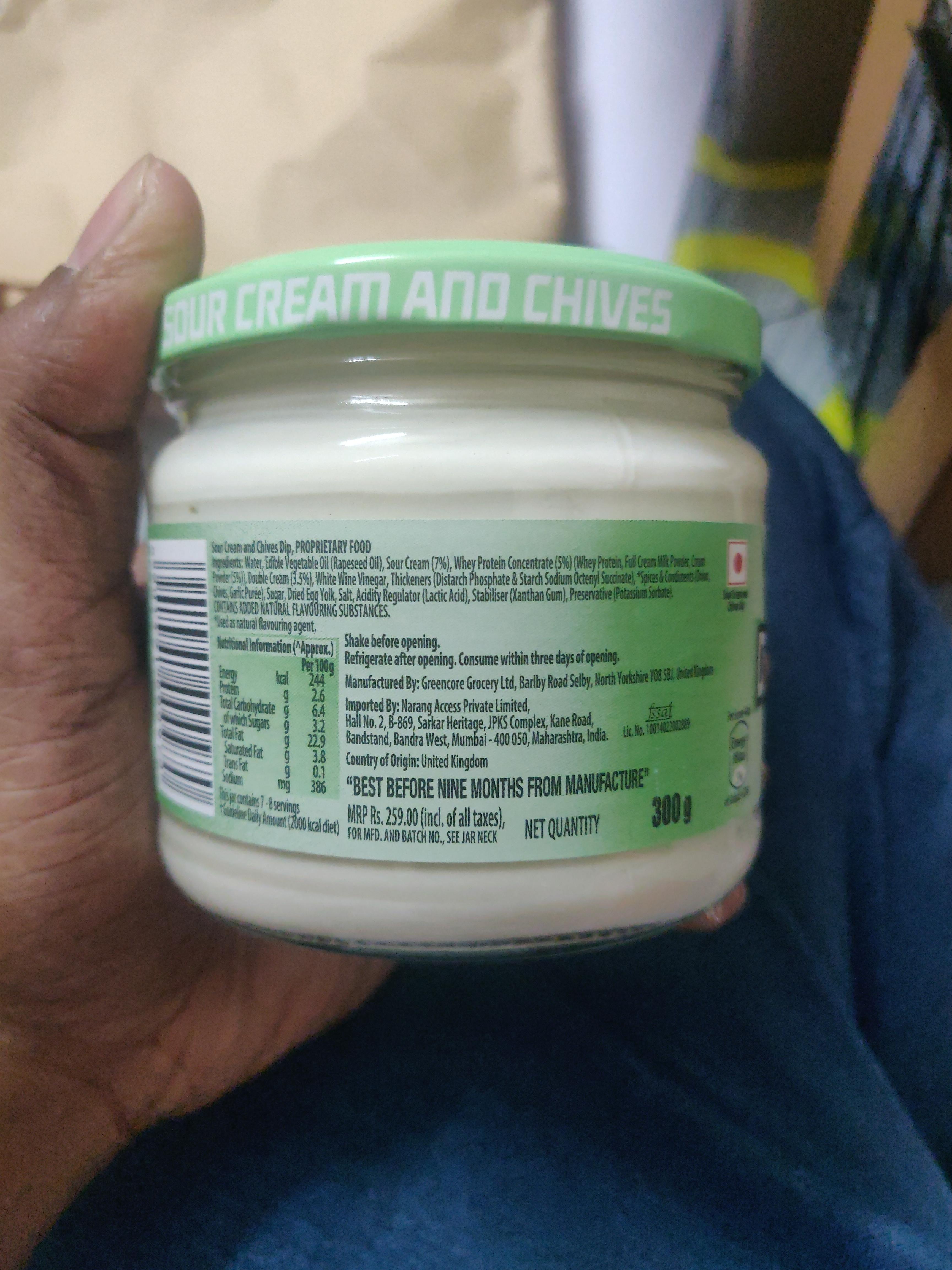 Doritos Dip Cool Sour Cream and Chives, 300g Jar Amazon.in Grocery