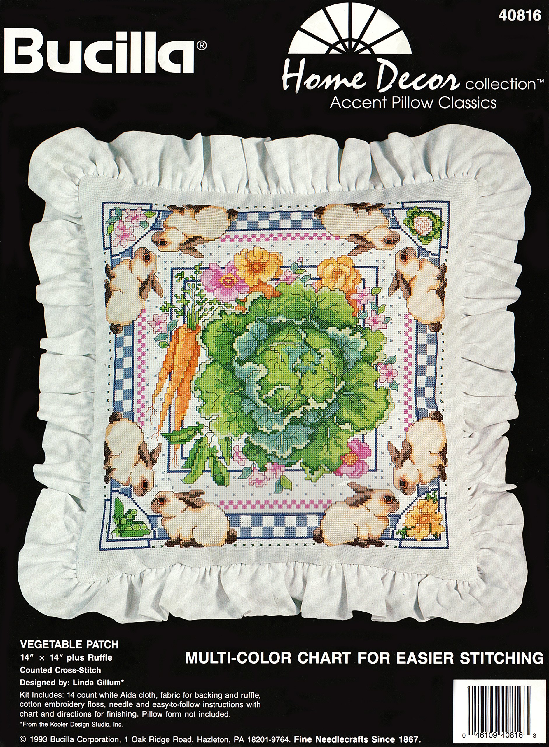 Kit broderie point de croix Bucilla 40816 toile coton de qualité supérieure