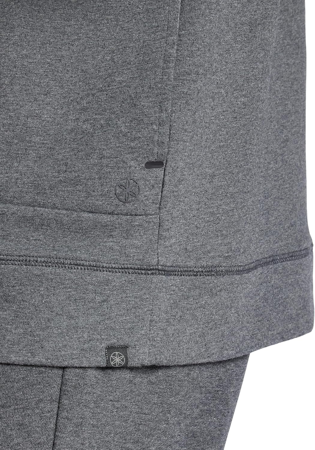 Gaiam mens Lotus Oblong Hoodie, Relaxed Fit, Stretch Heavyweight Terry Material - Image 6