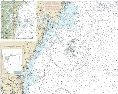 Miniatura 3 de Portsmouth, New Hampshire to Cape Ann, Massachusetts - 2013 Nautical Map - Newburyport Gloucester Isles of Shoals Reprint 80000 AC ED - Chart 1206