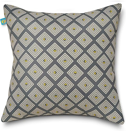 Miniatura 3 de Duck Covers Almohadas decorativas resistentes al agua, 18 x 18 pulgadas, paquete de 2, mosaico de piedra lunar