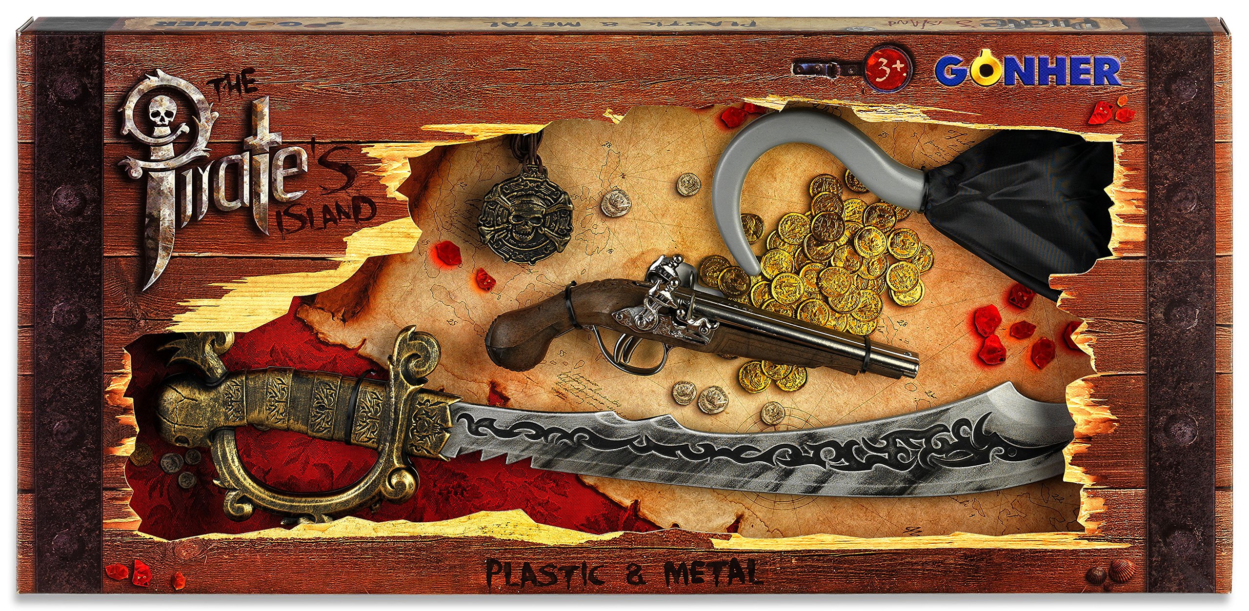 Gonher 441/0 - Set Lusso: Travestimento Pirata