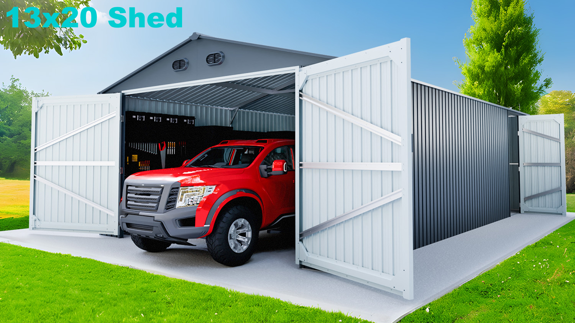 Watch 13x20 shed Install Guide on Amazon Live