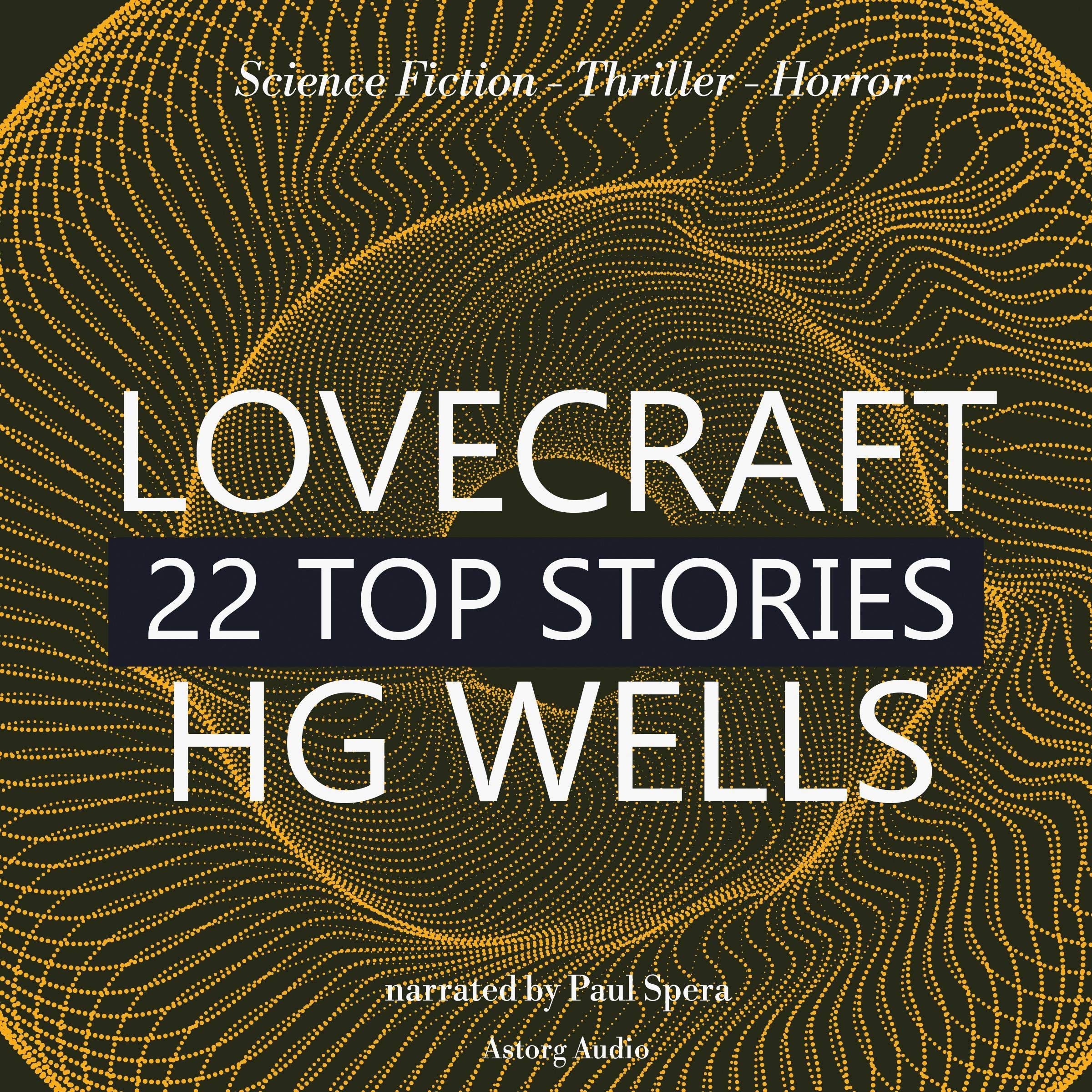 Cover art for 22 Top Stories of H. P. Lovecraft & H. G. Wells