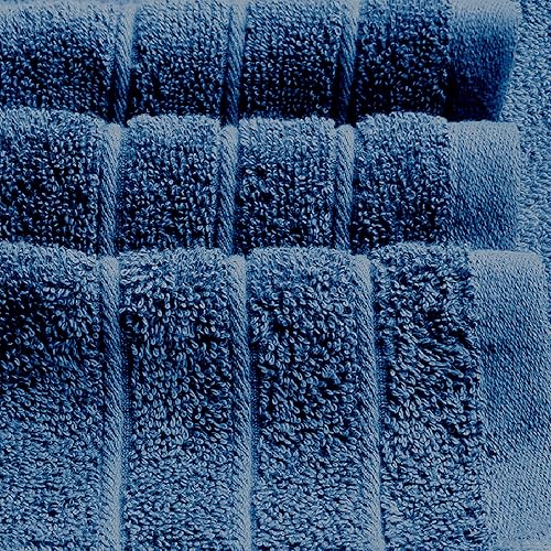 Miniatura 7 de Tens Towels Juego de toallas de 8 piezas, 2 toallas de baño extra grandes, 2 toallas de mano, 4 toallas faciales, 100% algodón, peso más ligero, más