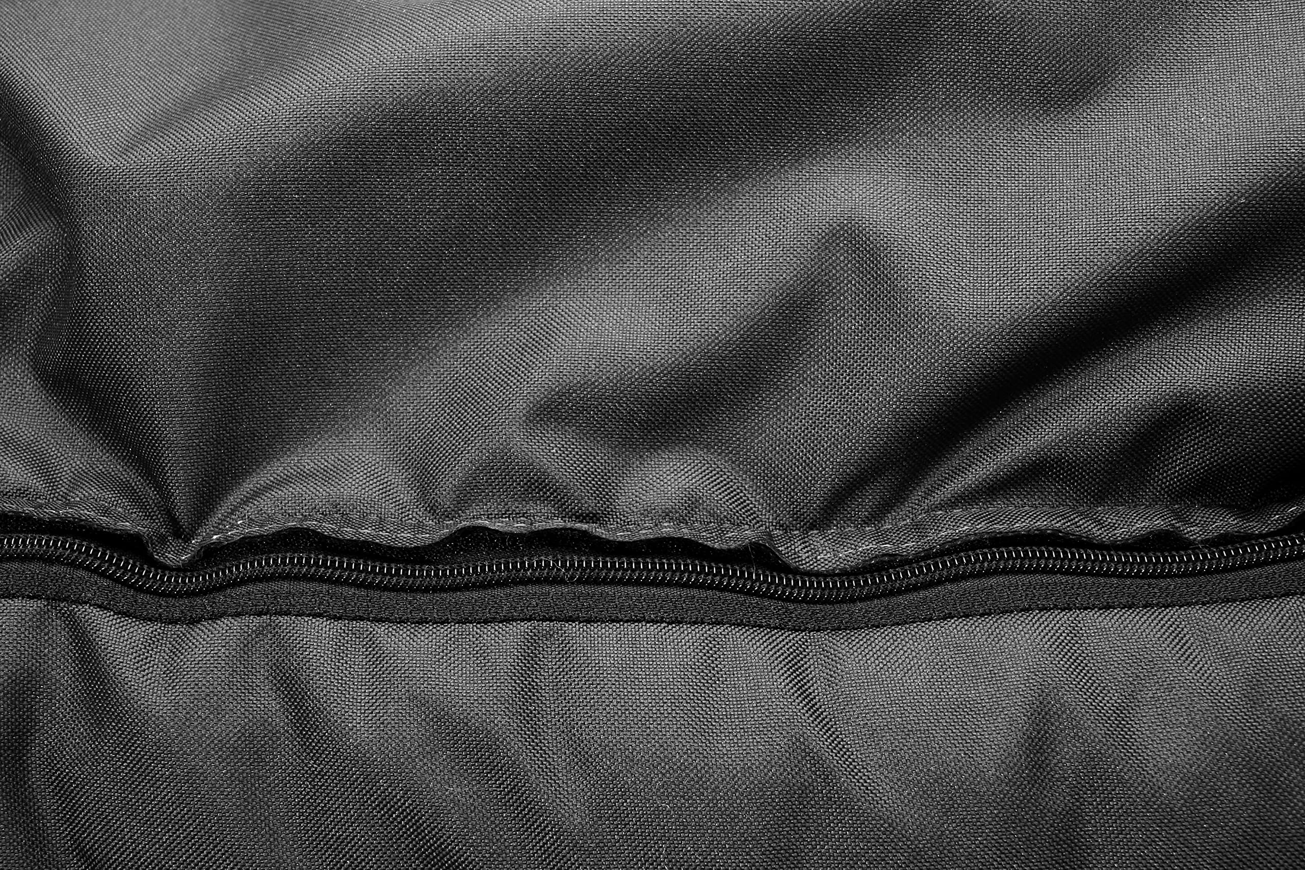 4L Textil Otto Cama Perro Grande, cojín para Perros, Cama para Perros, Funda extraíble Perros, para Perros Impermeable, Mullido cojín Grande, colchón Perro (100x80 cm, Negro)