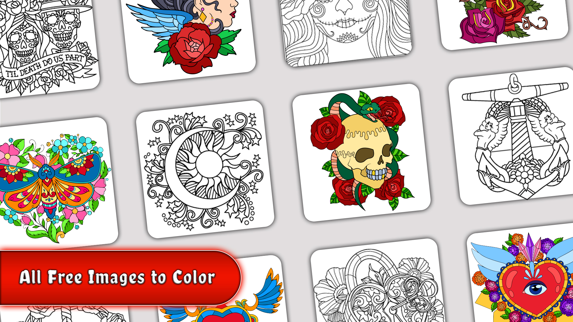 Tattoo Color by Number Artbook - App on Amazon Appstore