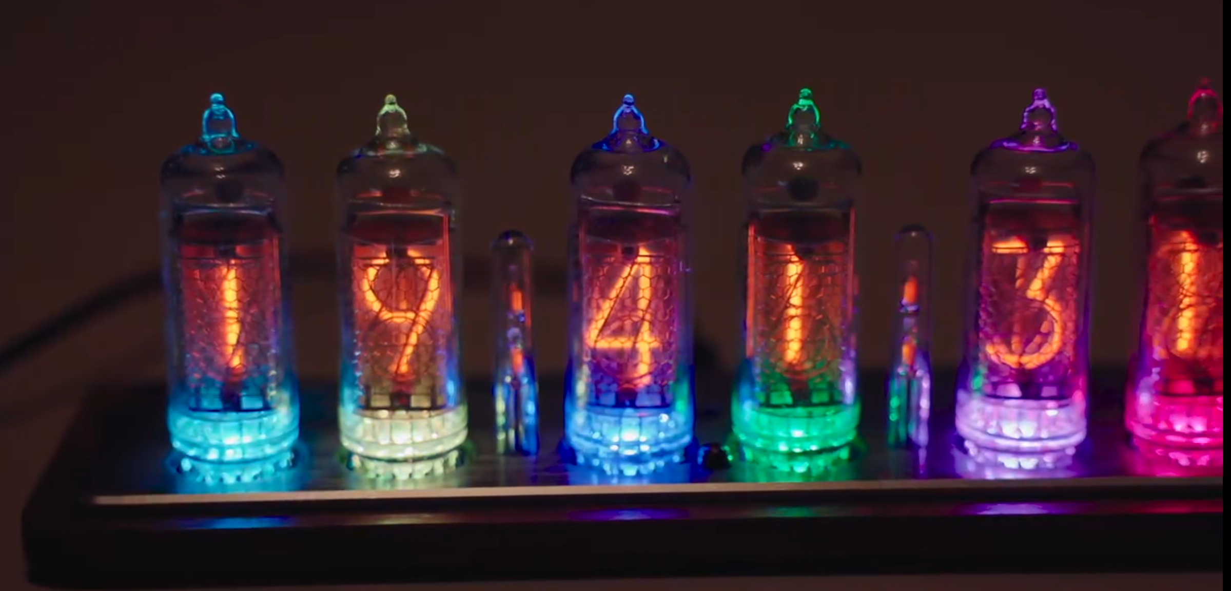 Amazon.com: TPHRAVAL Nixie Tube Clock Glow Tube IN14 Voice Chime
