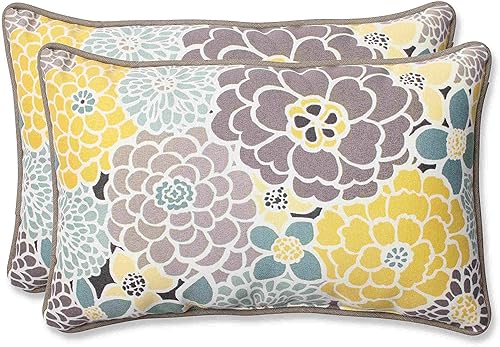 Pillow Perfect - Cojín de apoyo lumbar modelo Lois Vapor para exterioresinteriores