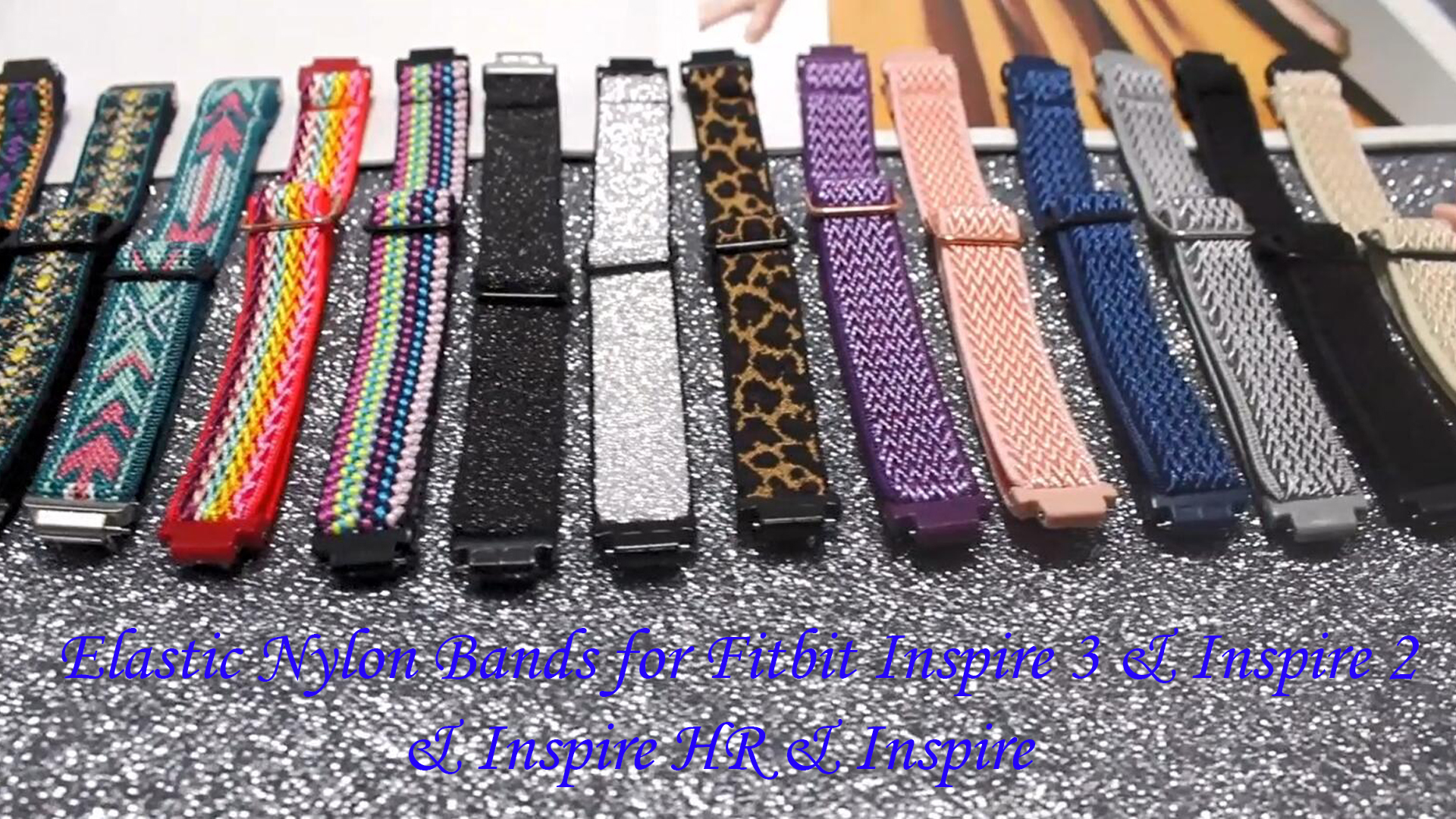 Lot De 5 Bracelets élastiques En Nylon Compatibles Avec Fitbit Inspire 3/Inspire 2/Inspire HR/Inspire/Ace 3/Ace 2, Respirant Et Réglable, Bracelet De