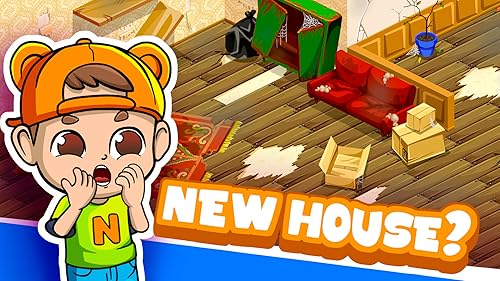 Cidade de Vlad e Niki. É o meu mundo. Construa, repare e faça um design legal. Jogo infantil para me