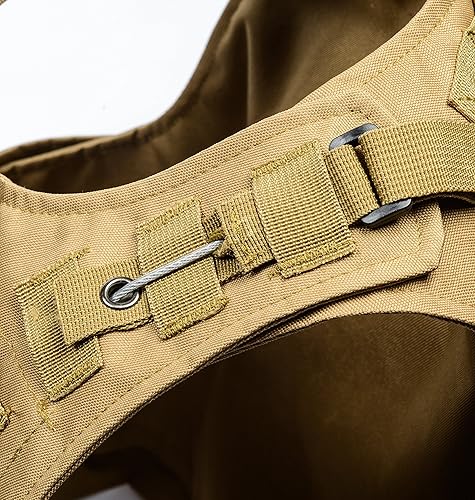 Miniatura 12 de Entrenamiento táctico Airsoft Paintball Combate Swat Asalto Ejército Tiro Caza al aire libre Molle Policía Chaleco Gris1