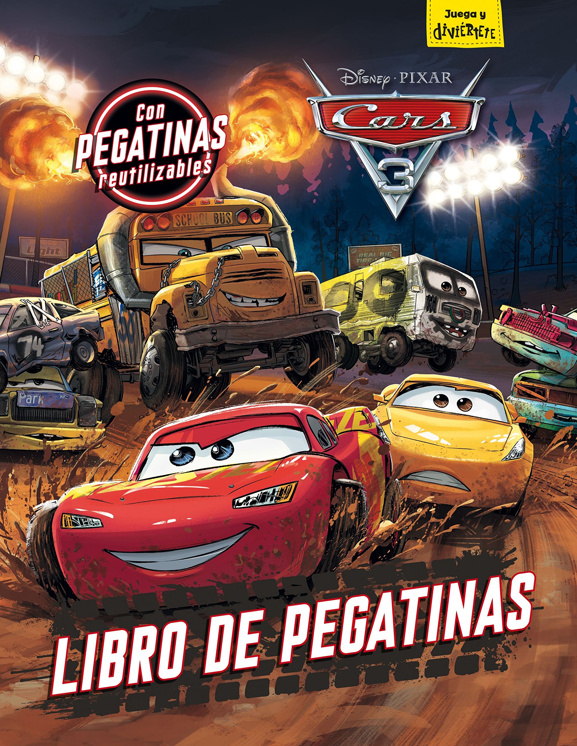 Cars 3. Libro de pegatinas: Con pegatinas reutilizables (Disney. Cars 3)