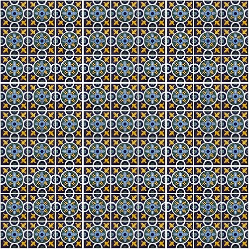 Miniatura 3 de Cerámica Talavera Azulejo Mexicano 4x4", 9 Piezas (NO Adhesivos) Calidad de Exportación A1! - EX46
