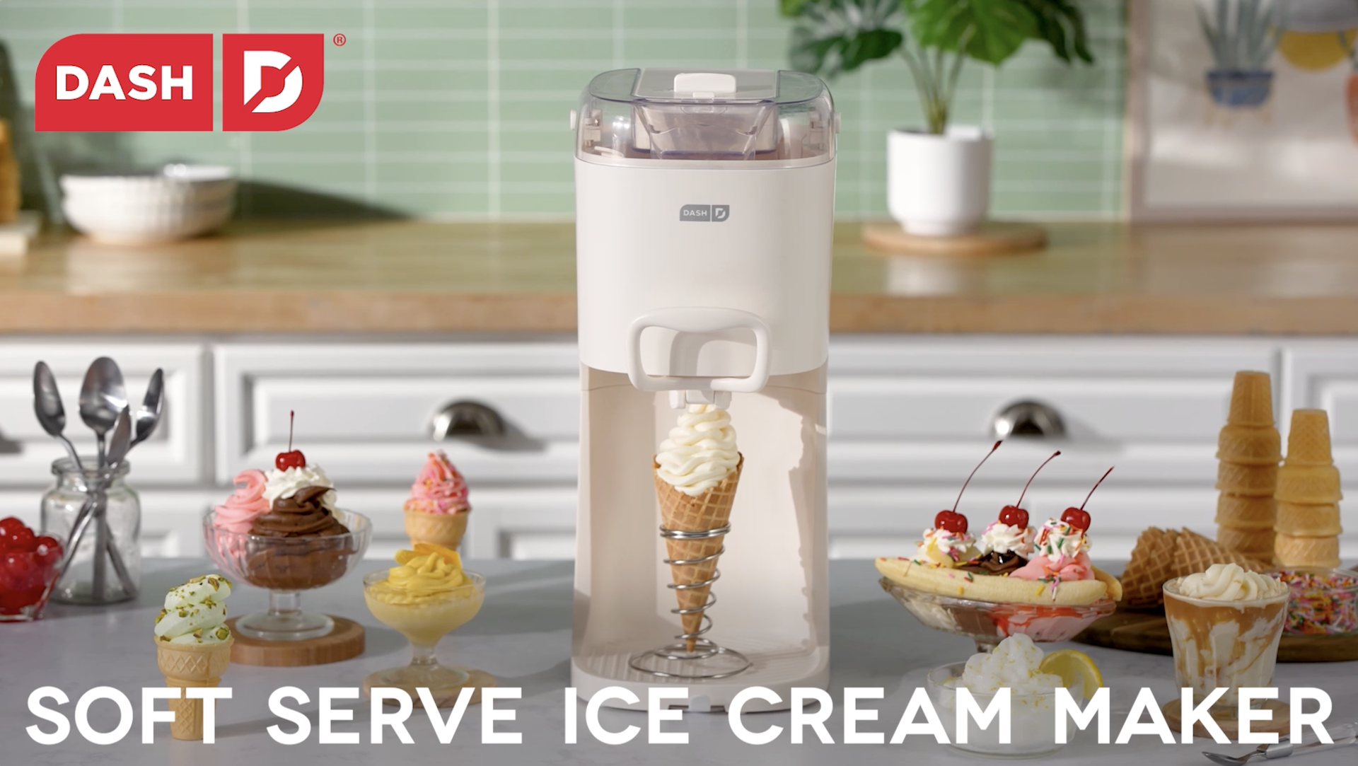 Amazon.com: Dash Soft Serve Ice Cream Maker, 1-Pint Freezer Bowl