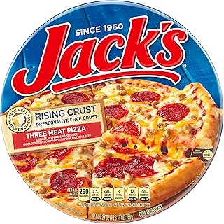 Jack's, Rising Crust, Three Meat, 27.0 oz. (12 count)