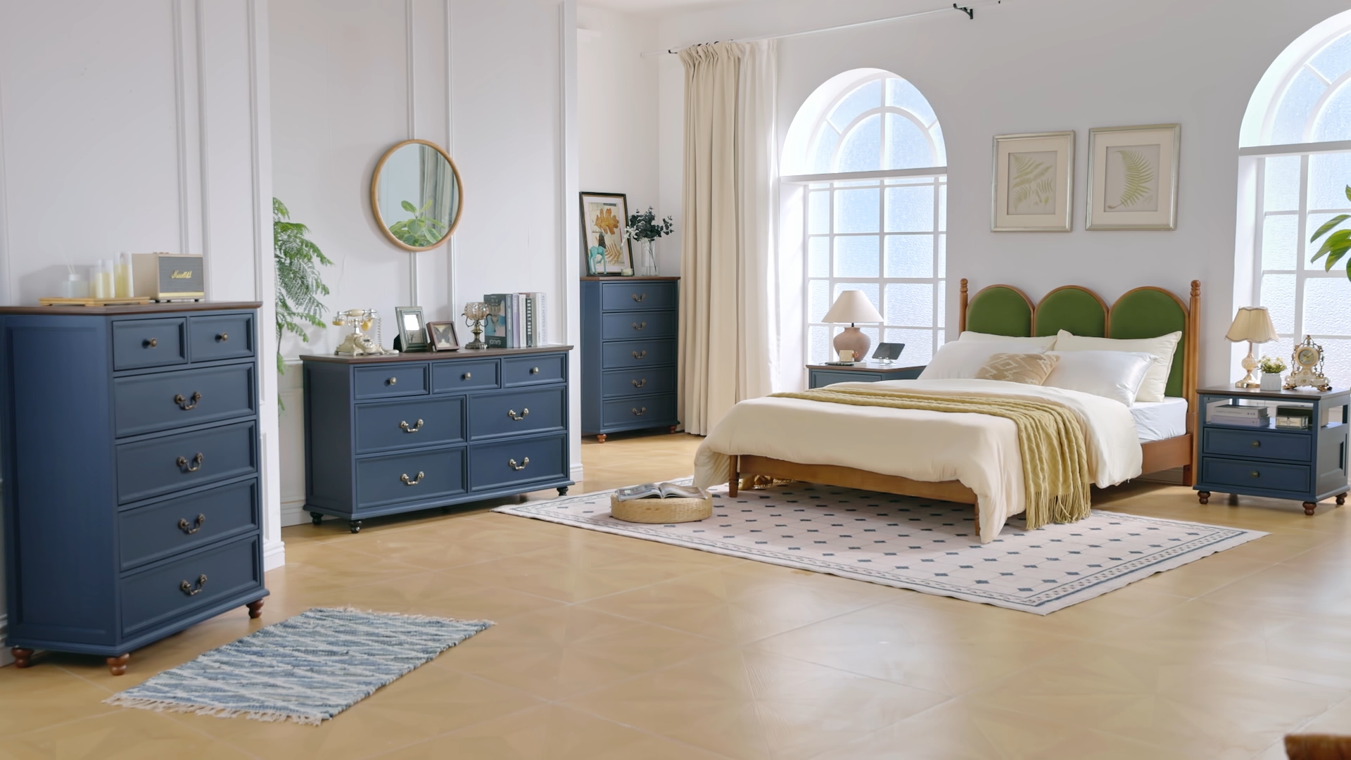 Amazon.com: Joaxswe Farmhouse Nightstand with Charging Station, 24