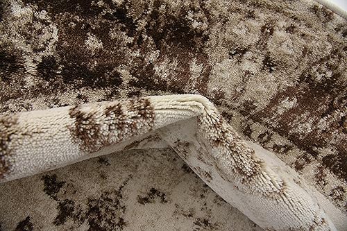 Miniatura 8 de Unique Loom Rushmore Collection Lincoln - Alfombra redonda de 5 pies, color cremabeige