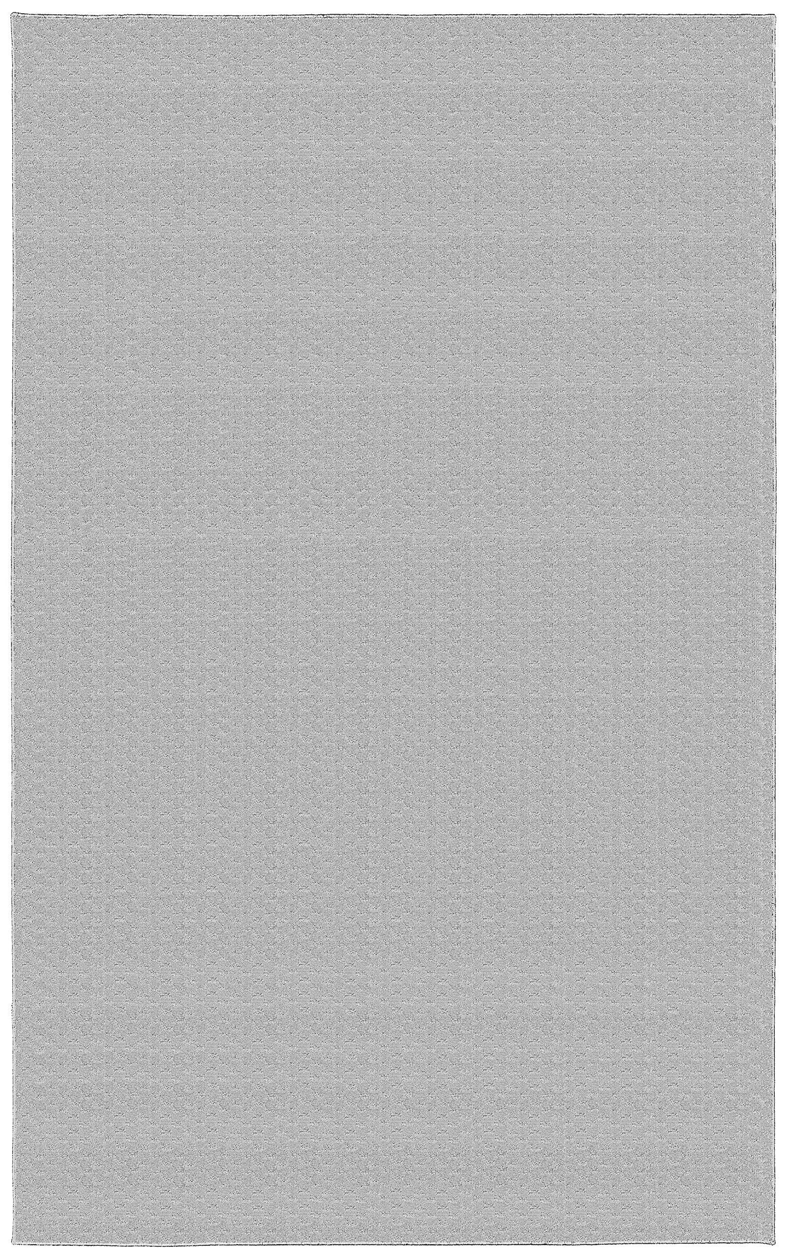 Garland Rug Medallion 4-Feet by 6-Feet Area Rug Silver