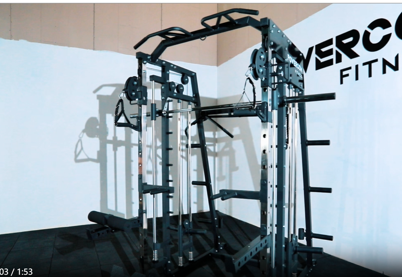 Sf3 Power Rack Watch Power Cage 2300lbs Smith Machine Squat Rack on Amazon Live