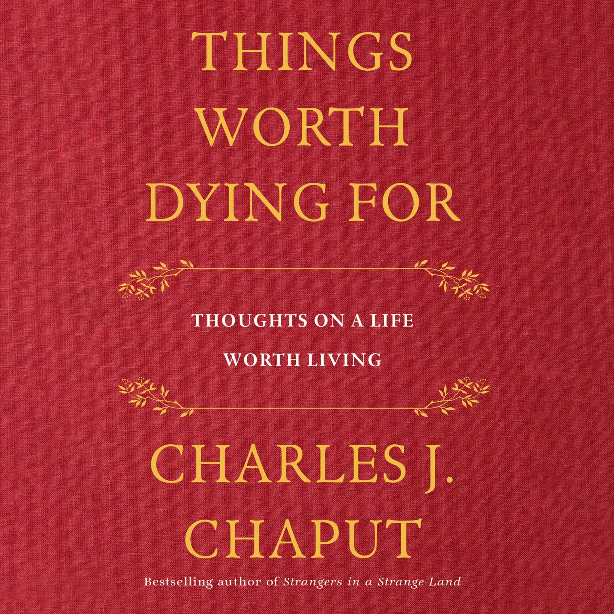 Cover art for Things Worth Dying For