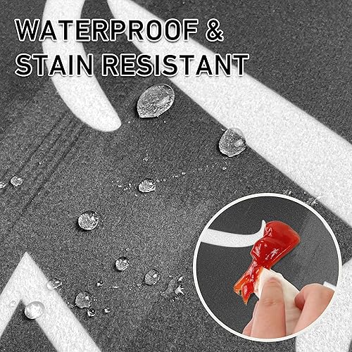 Miniatura 5 de KOZYFLY - Alfombra antideslizante para cuarto de lavandería, de 20 x 60 pulgadas, lavable, alfombra de cocina, alfombra de lavandería impermeable,