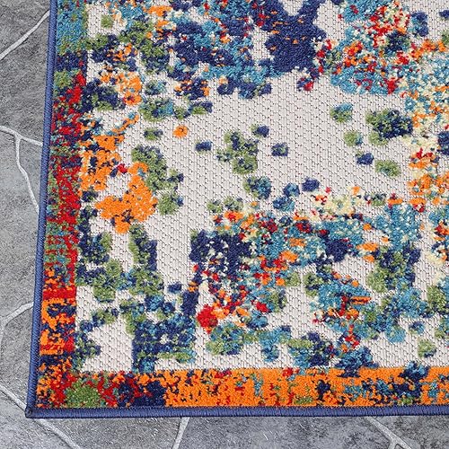 Miniatura 3 de BNM - Alfombra de área para interiores y exteriores, decoración de suelo perfecta para patio, dormitorio, cocina, sala de estar, entrada, sala de