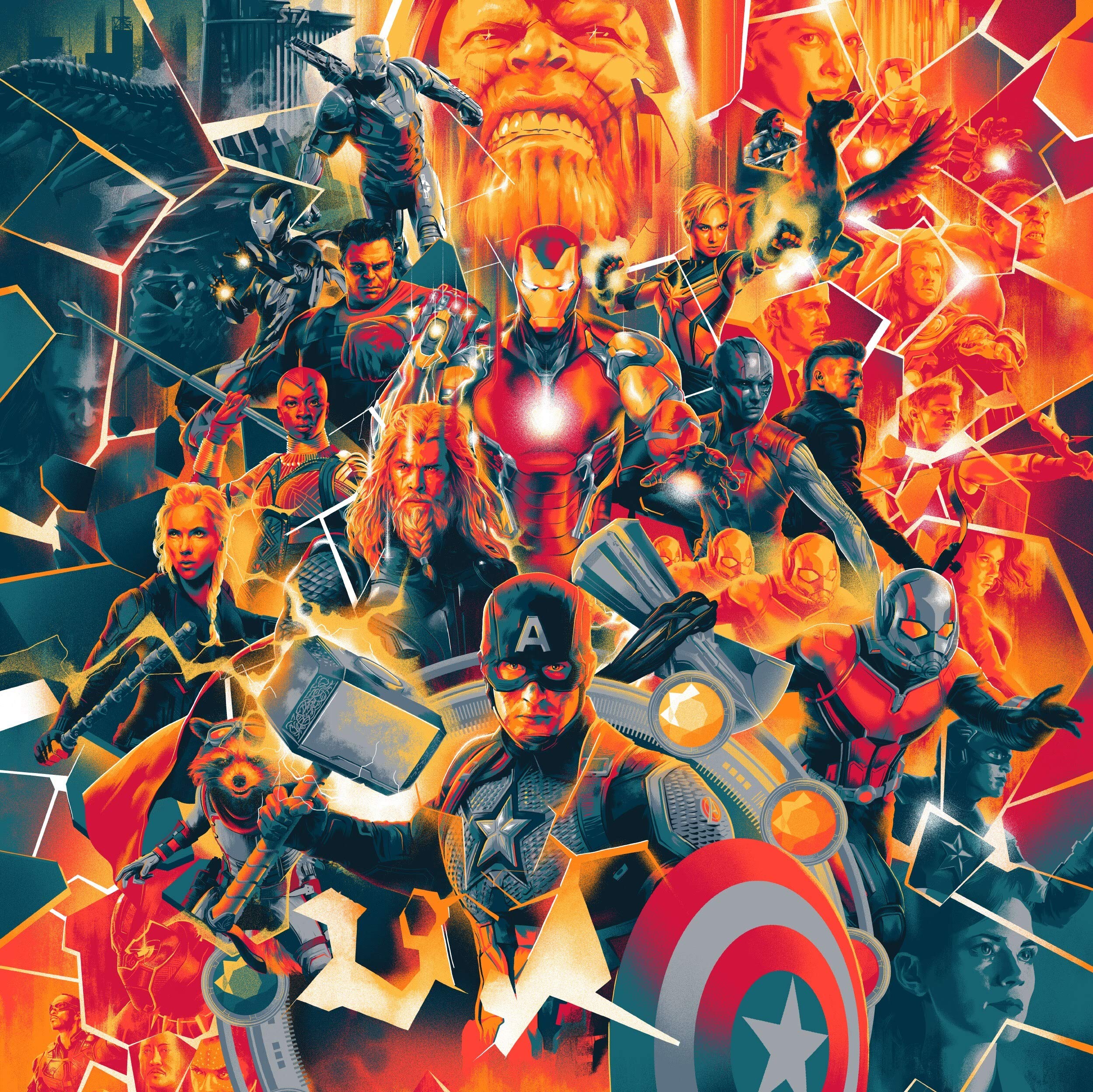 Avengers: Endgame Coloured