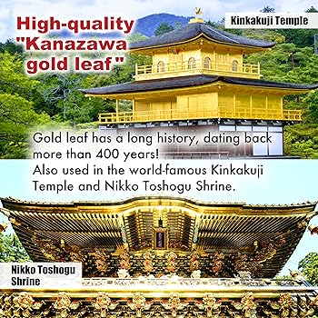 Amazon.com: 横浜わくわく館 Japan Gold Leaf amulet card omamori