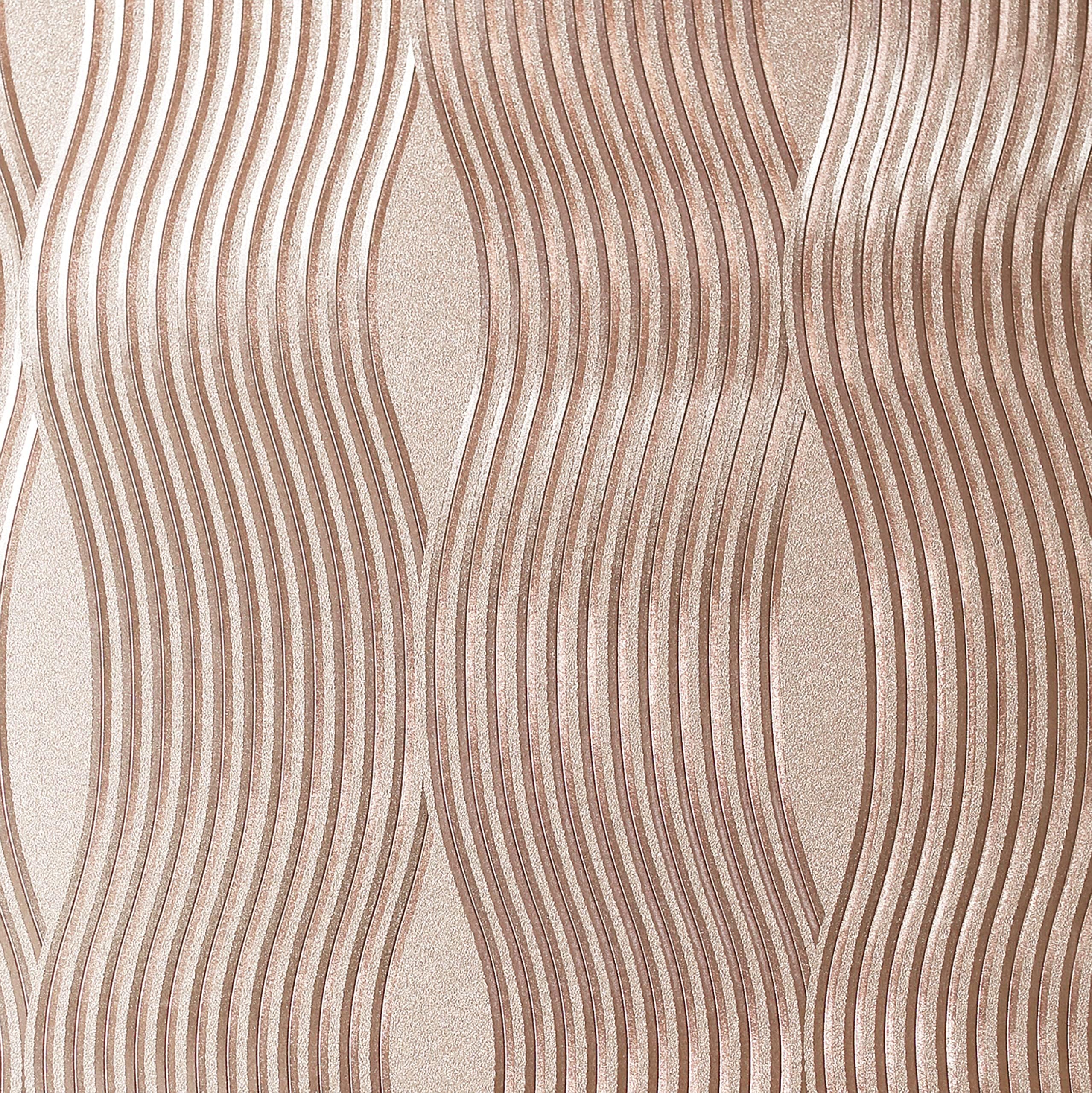 Arthouse Foil Wave Rose Gold