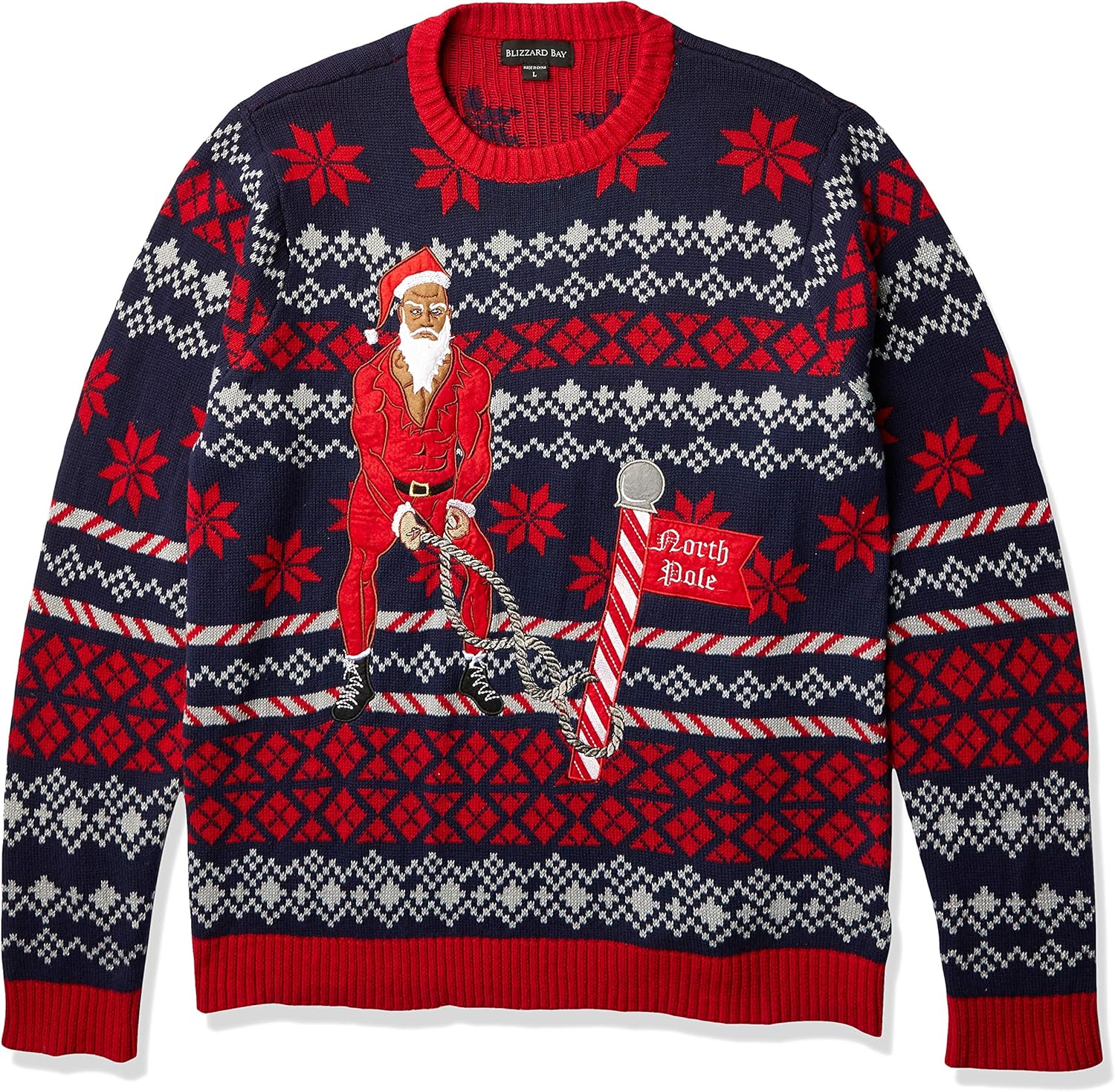 Blizzard Bay Men’s Ugly Christmas Sweater Fitness