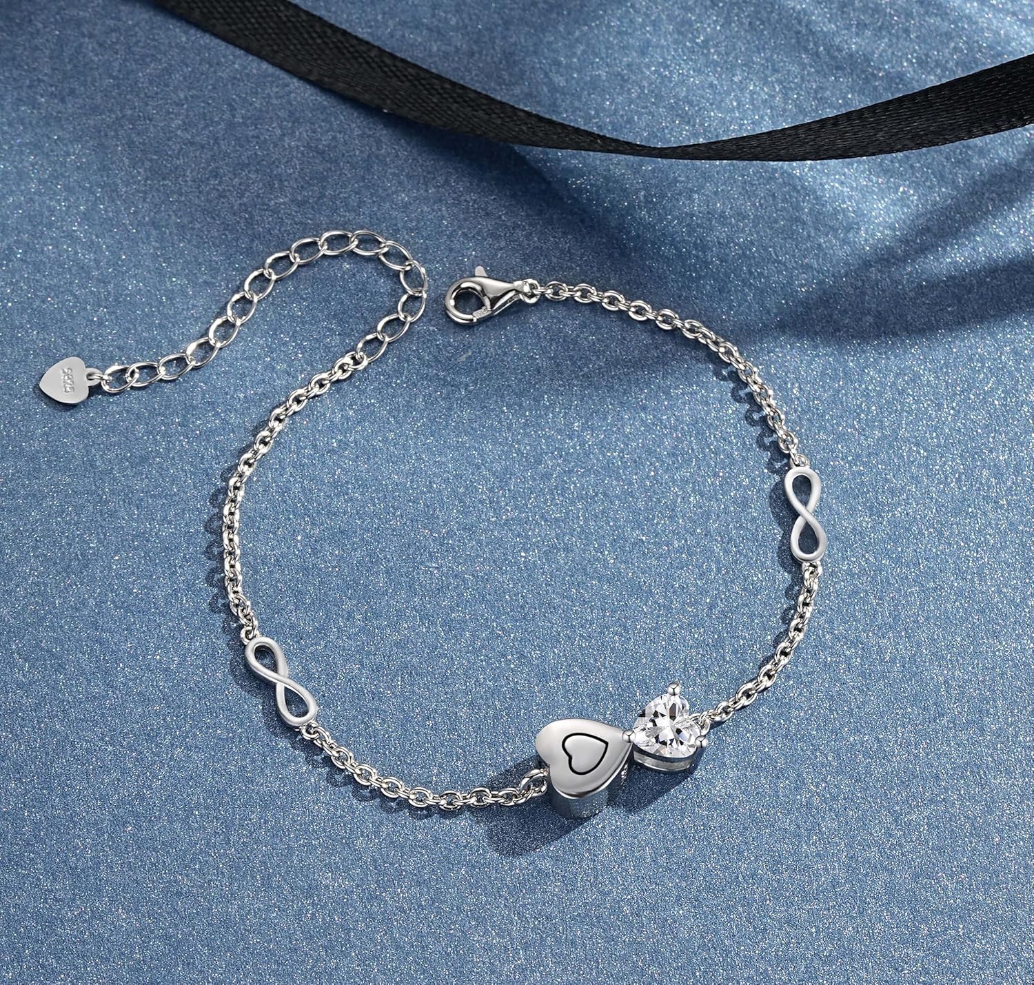 925 Sterling Silver Urn Bracelets for Ashes for Women - Cremation Bracelet Jewelry for Hold Ashes of Human & Pets - Keepsake memory jewelry Gifts - Image 5