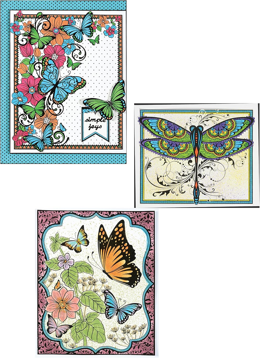 Paper Wishes – Adult Coloring Books Collection | Original Designs and Ideas to Keep You Illustrating at Home or on Travel Days – Inspiration at Your Fingertips