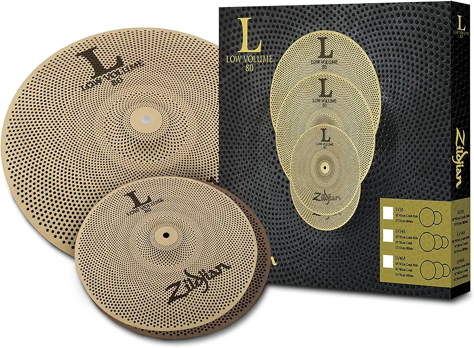Avedis Zildjian Company Pacote de pratos de baixo volume L80 - LV38