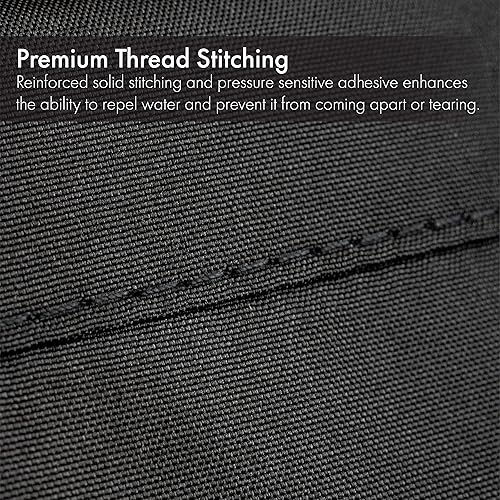 Miniatura 6 de G128 - Cubierta de parrilla negra, cubierta de parrilla de gas de 30 pulgadas, impermeable, resistente a los rayos UV, se adapta a la mayoría de