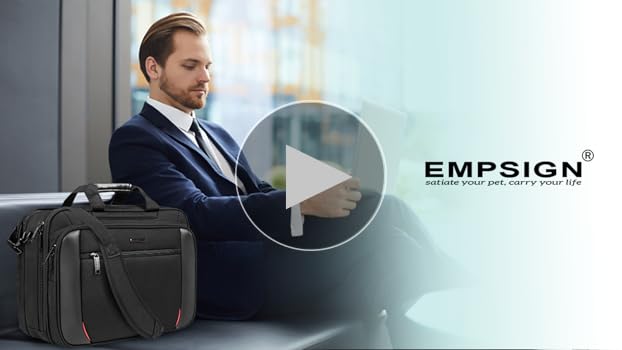 Amazon.com: EMPSIGN Laptop Case Briefcase, 17.3 Inch Laptop Bag