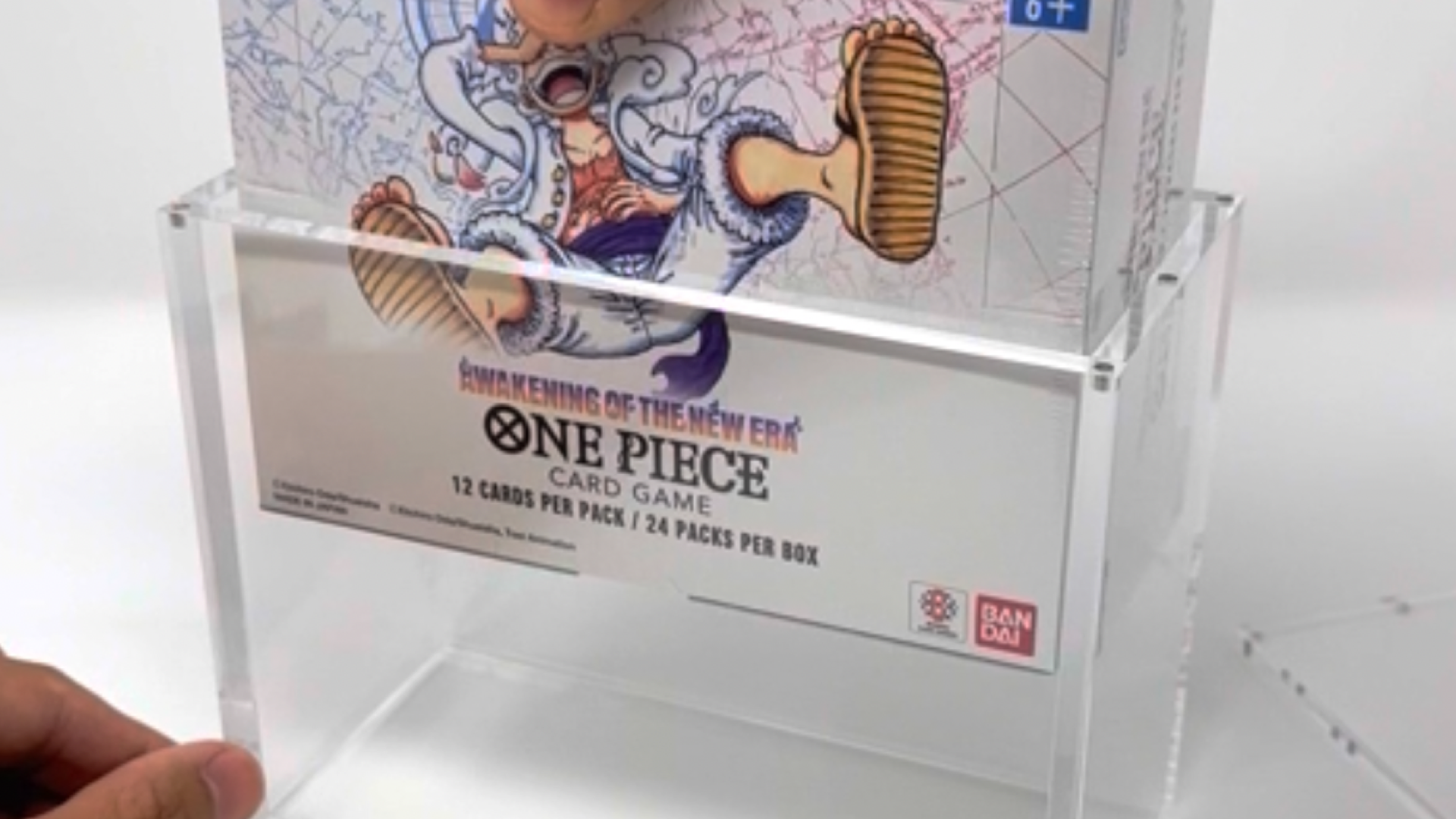 one piece booster box acrylic case Amazon.com: Deluxe Acrylic Case Compatible with English One Piece OP-04 and  Newer Booster Boxes | Magnetic Easy Top Loading