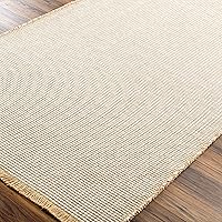 Vista 7 de SURYA Becki Owens x Kimi - Alfombra de área, 6 pies 7 pulgadas x 9 pies, color beige claro