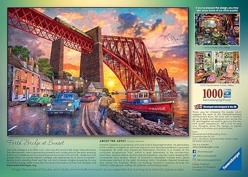 Miniatura 3 de Ravensburger 16766 Forth Bridge at Sunset - Rompecabezas de 1000 piezas para adultos y niños a partir de 12 años